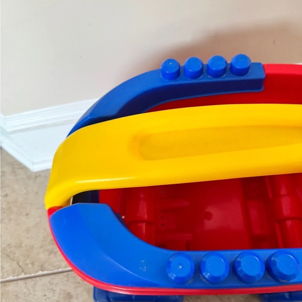 Mega Bloks Stackable Play Push Pull Wagon Toys Kids Toddlers